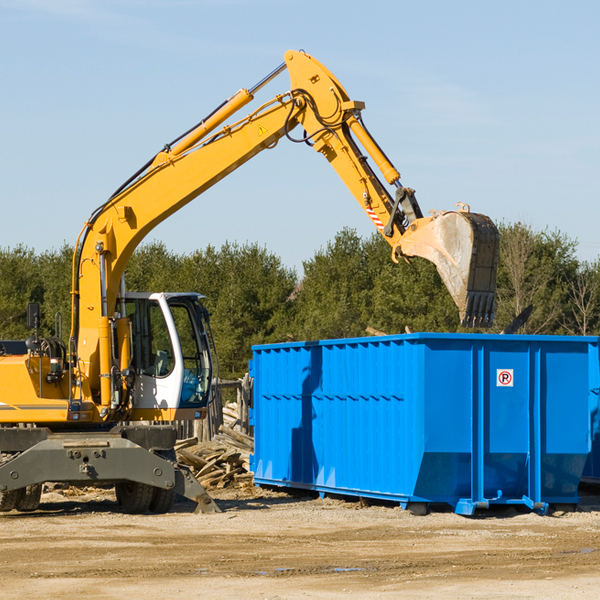 can i choose the location where the residential dumpster will be placed in Highgate Center Vermont